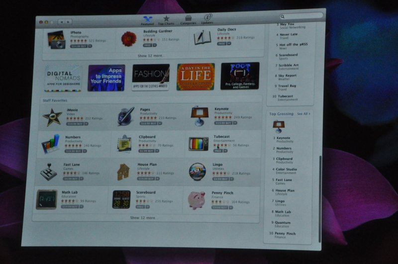 Точная дата открытия Mac App Store - 6 января 2011 года